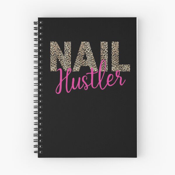 Item preview, Leopard Nail Hustler Nail Tech Techniques Nail Boss Nail Polish Art Beauticians Salon Décor designed and sold by Dr.YesOrNo.