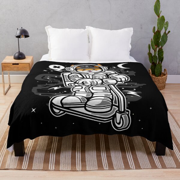 Item preview, Astronaut Scooter Floki Inu Coin To The Moon Floki Army Crypto Token Blockchain Cryptocurrency Wallet designed and sold by JaxonBrown.