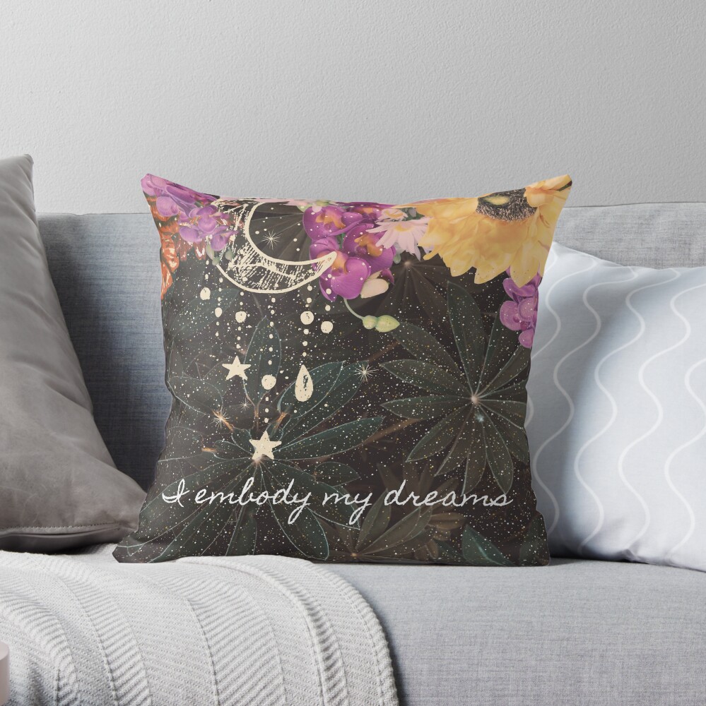 Item preview, Throw Pillow designed and sold by embodiedg.
