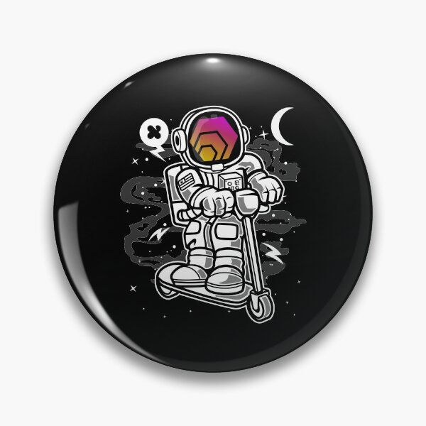 Item preview, Astronaut Scooter HEX Coin To The Moon HEX Crypto Token Blockchain Cryptocurrency Wallet designed and sold by JaxonBrown.