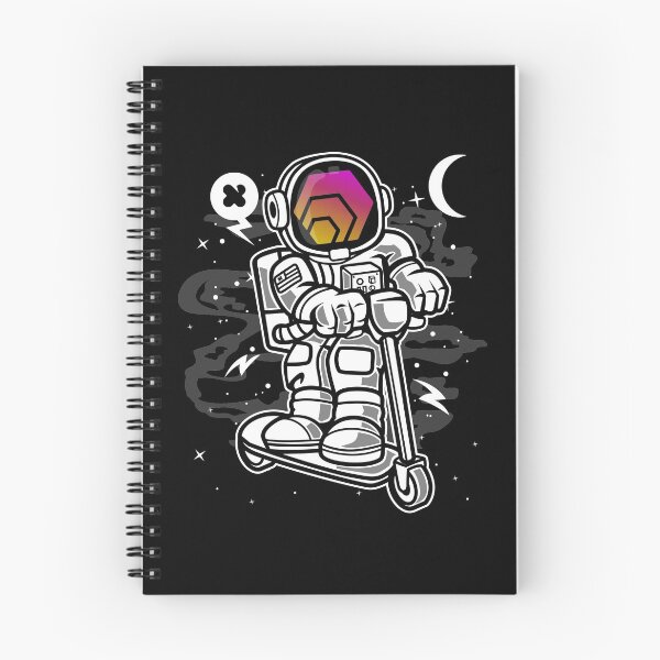 Item preview, Astronaut Scooter HEX Coin To The Moon HEX Crypto Token Blockchain Cryptocurrency Wallet designed and sold by JaxonBrown.