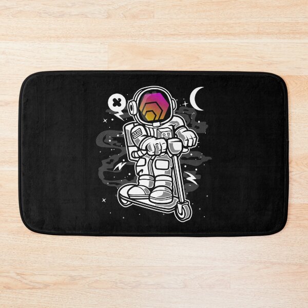 Item preview, Astronaut Scooter HEX Coin To The Moon HEX Crypto Token Blockchain Cryptocurrency Wallet designed and sold by JaxonBrown.