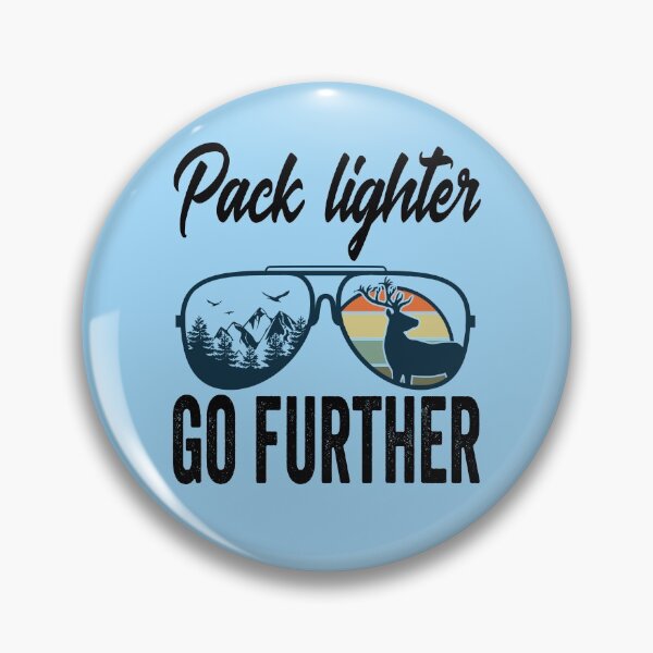 Item preview, Pack lighter, go further-hiking. designed and sold by DesignedBySnip.