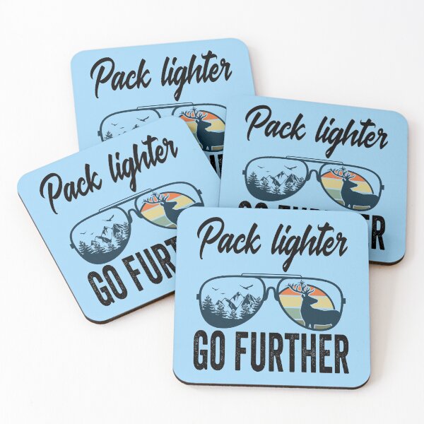 Item preview, Pack lighter, go further-hiking. designed and sold by DesignedBySnip.