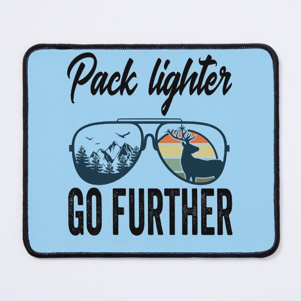 Item preview, Pack lighter, go further-hiking. designed and sold by DesignedBySnip.
