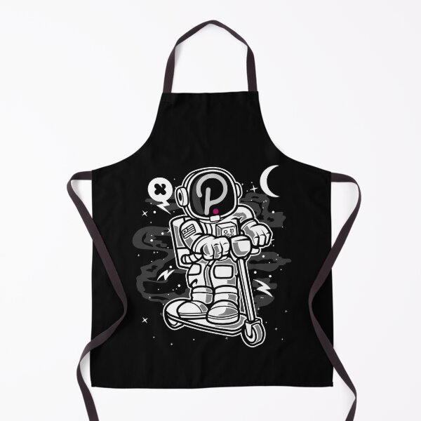 Artikelvorschau, Astronaut Scooter Polkadot DOT Coin To The Moon Crypto Token Blockchain Cryptocurrency Wallet entworfen und verkauft von JaxonBrown.