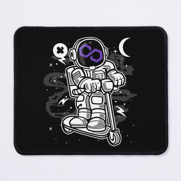 Item preview, Astronaut Scooter Polygon Matic Coin To The Moon Crypto Token Blockchain Cryptocurrency Wallet designed and sold by JaxonBrown.