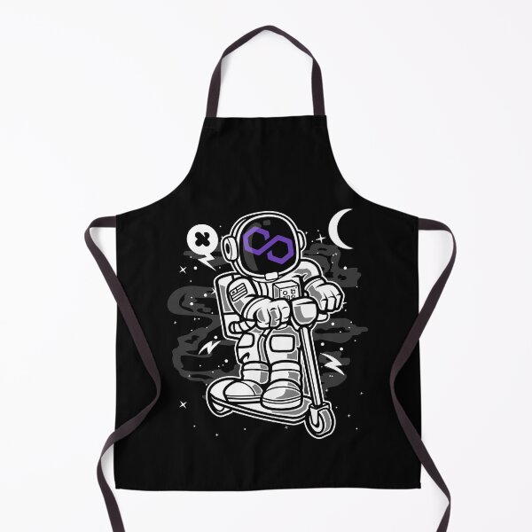 Item preview, Astronaut Scooter Polygon Matic Coin To The Moon Crypto Token Blockchain Cryptocurrency Wallet designed and sold by JaxonBrown.