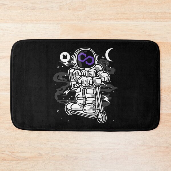 Item preview, Astronaut Scooter Polygon Matic Coin To The Moon Crypto Token Blockchain Cryptocurrency Wallet designed and sold by JaxonBrown.