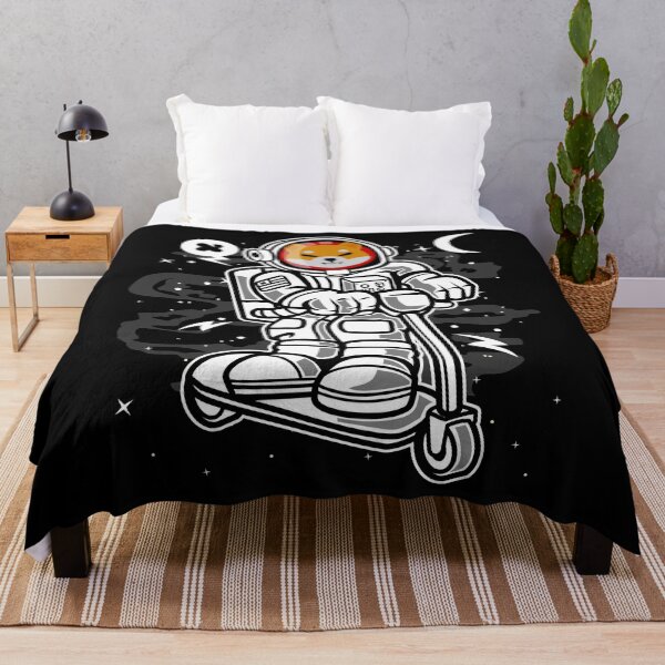 Item preview, Astronaut Scooter Shiba Inu SHIB Coin To The Moon Crypto Token Blockchain Cryptocurrency Wallet designed and sold by JaxonBrown.