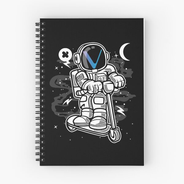 Item preview, Astronaut Scooter Vechain VET Coin To The Moon Crypto Token Blockchain Cryptocurrency Wallet designed and sold by JaxonBrown.