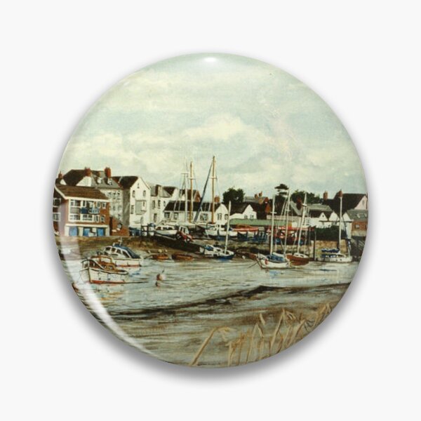 Item preview, TOPSHAM, DEVON, VIEWED FROM THE RIVER EXE. designed and sold by Mackenzie Moulton International Artist .