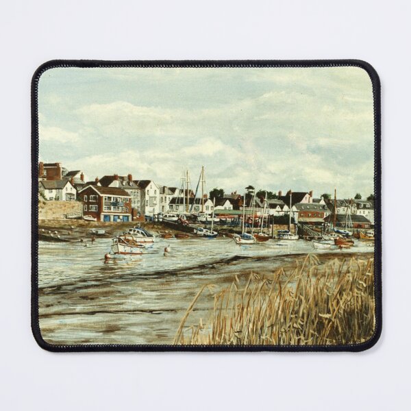 Item preview, TOPSHAM, DEVON, VIEWED FROM THE RIVER EXE. designed and sold by Mackenzie Moulton International Artist .