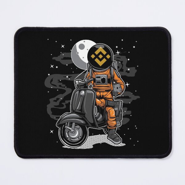 Item preview, Astronaut Scooter Binance BNB Coin To The Moon Crypto Token Blockchain Cryptocurrency Wallet designed and sold by JaxonBrown.