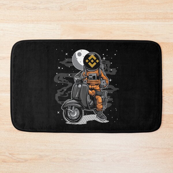 Item preview, Astronaut Scooter Binance BNB Coin To The Moon Crypto Token Blockchain Cryptocurrency Wallet designed and sold by JaxonBrown.