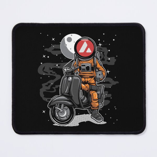 Item preview, Astronaut Scooter Avalanche Avax Coin To The Moon Crypto Token Blockchain Cryptocurrency Wallet designed and sold by JaxonBrown.