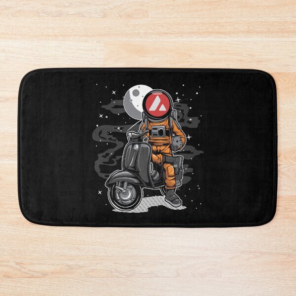 Item preview, Astronaut Scooter Avalanche Avax Coin To The Moon Crypto Token Blockchain Cryptocurrency Wallet designed and sold by JaxonBrown.