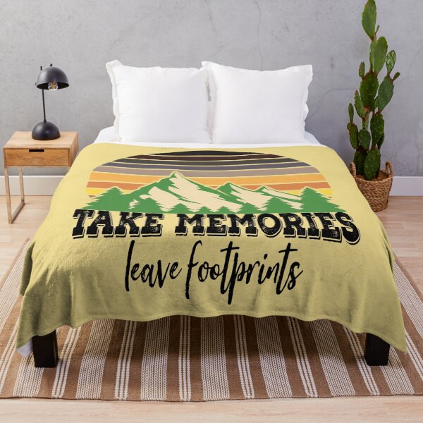 Item preview, Take memories leave footprints-hiking. designed and sold by DesignedBySnip.