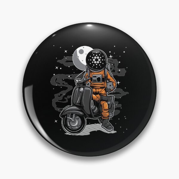 Item preview, Astronaut Scooter Cardano ADA Coin To The Moon Crypto Token Blockchain Cryptocurrency Wallet designed and sold by JaxonBrown.