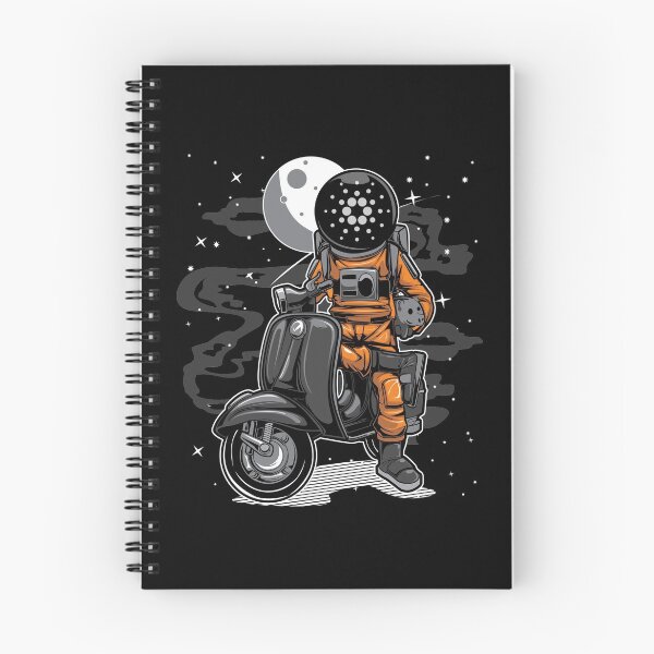Item preview, Astronaut Scooter Cardano ADA Coin To The Moon Crypto Token Blockchain Cryptocurrency Wallet designed and sold by JaxonBrown.
