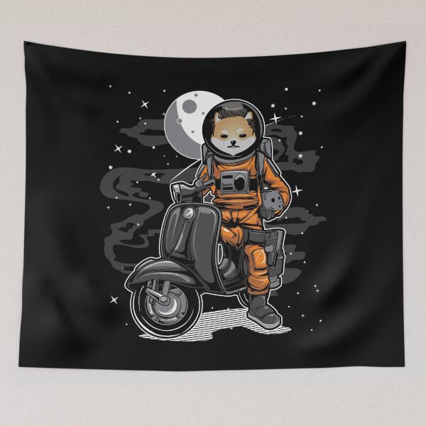 Item preview, Astronaut Scooter Dogelon Mars ELON Coin To The Moon Crypto Token Blockchain Cryptocurrency Wallet designed and sold by JaxonBrown.