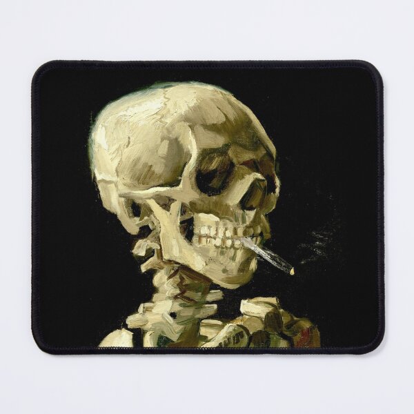Item preview, Vincent Van Gogh - Skull of a Skeleton with Burning Cigarette designed and sold by NotableCase.