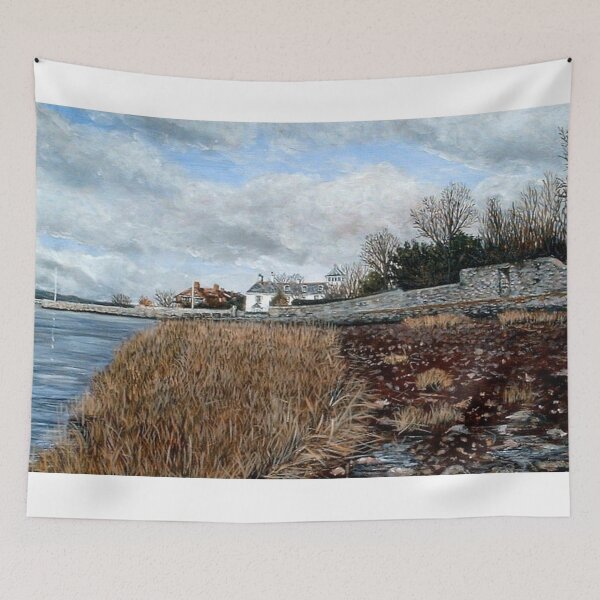 Item preview, GOAT WALK TOPSHAM, DEVON AT LOW TIDE designed and sold by Mackenzie Moulton International Artist .