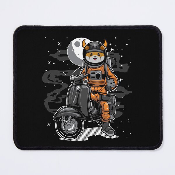 Item preview, Astronaut Scooter Floki Inu Coin To The Moon Floki Army Crypto Token Blockchain Cryptocurrency Wallet designed and sold by JaxonBrown.