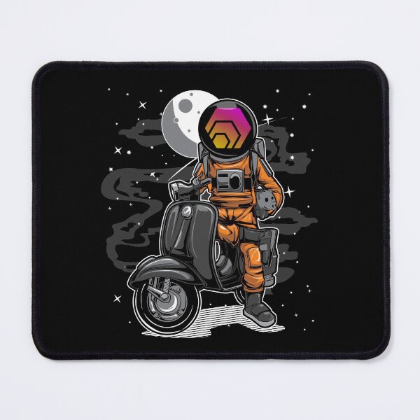 Item preview, Astronaut Scooter HEX Coin To The Moon HEX Crypto Token Blockchain Cryptocurrency Wallet designed and sold by JaxonBrown.