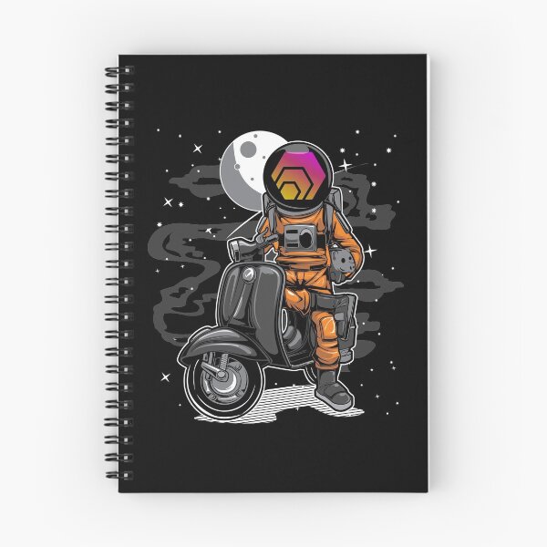 Item preview, Astronaut Scooter HEX Coin To The Moon HEX Crypto Token Blockchain Cryptocurrency Wallet designed and sold by JaxonBrown.