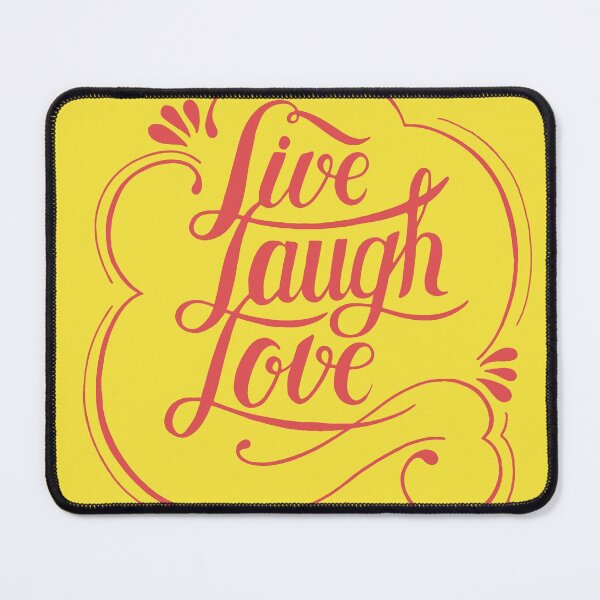 Item preview, Live laugh love typography design illustration designed and sold by VinCut.