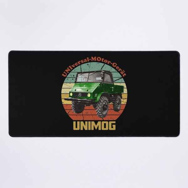 Item preview, Old Unimog Retro (on black) designed and sold by Groenendijk.