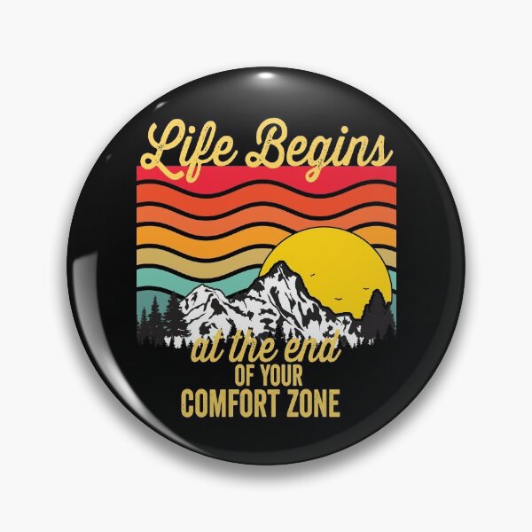 Item preview, Life begins at the end of your comfort zone-hiking. designed and sold by DesignedBySnip.
