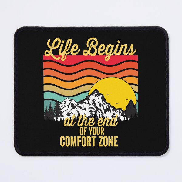 Item preview, Life begins at the end of your comfort zone-hiking. designed and sold by DesignedBySnip.