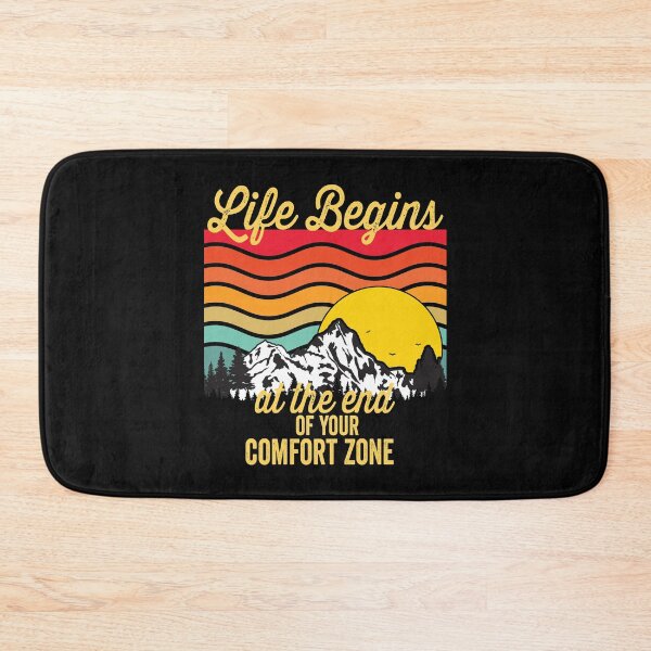 Item preview, Life begins at the end of your comfort zone-hiking. designed and sold by DesignedBySnip.