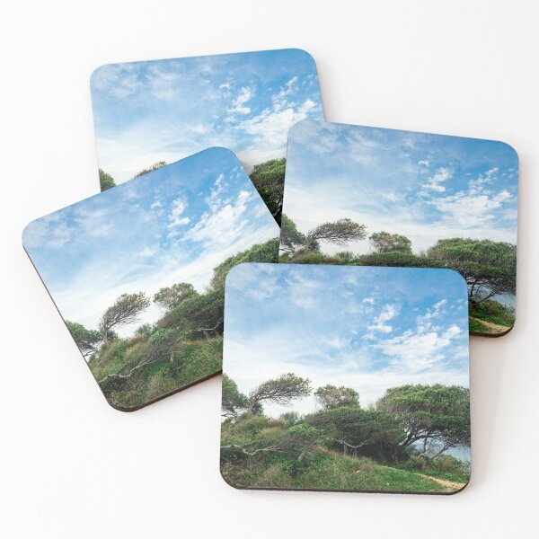 Item preview, Windswept Trees on a Headland ,  Kassiopi, Corfu Island  Greece designed and sold by nickbrayimages.
