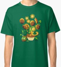 Sunflowers vs zombies Classic T-Shirt
