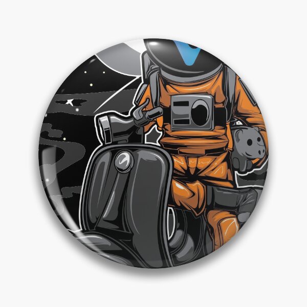 Item preview, Astronaut Scooter Vechain VET Coin To The Moon Crypto Token Blockchain Cryptocurrency Wallet designed and sold by JaxonBrown.
