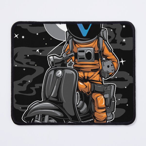 Item preview, Astronaut Scooter Vechain VET Coin To The Moon Crypto Token Blockchain Cryptocurrency Wallet designed and sold by JaxonBrown.