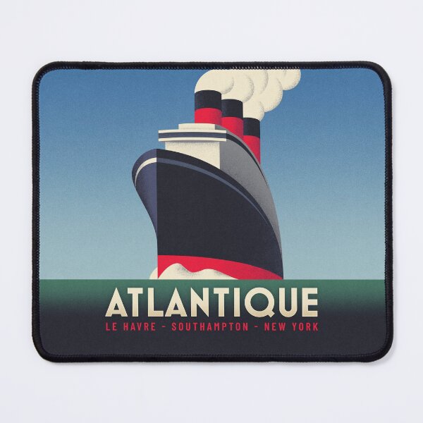 Item preview, Art Deco Ocean Liner Ship - Blue designed and sold by VoodooCircus.
