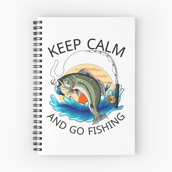Item preview, Keep calm and go fishing Essential T-Shirt designed and sold by NIKENchop.