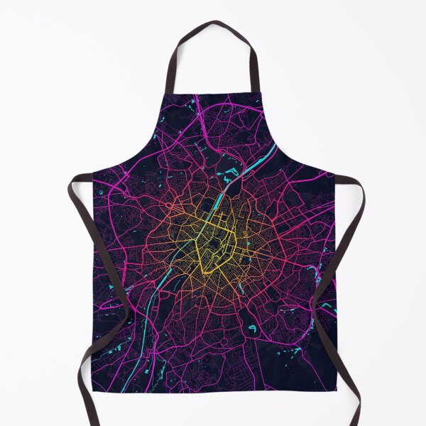 Item preview, Brussels City Map of Belgium - Neon designed and sold by deMAP.