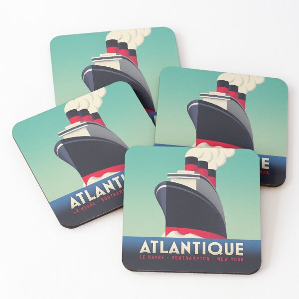 Item preview, Art Deco Ocean Liner Ship - Green designed and sold by VoodooCircus.
