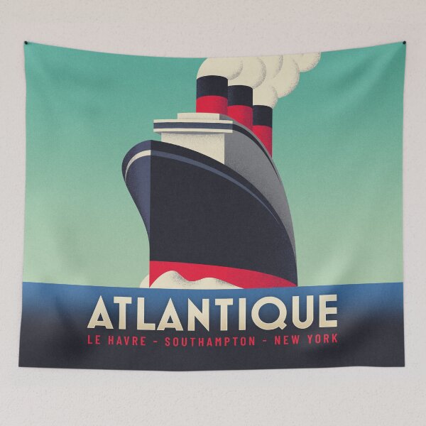 Item preview, Art Deco Ocean Liner Ship - Green designed and sold by VoodooCircus.