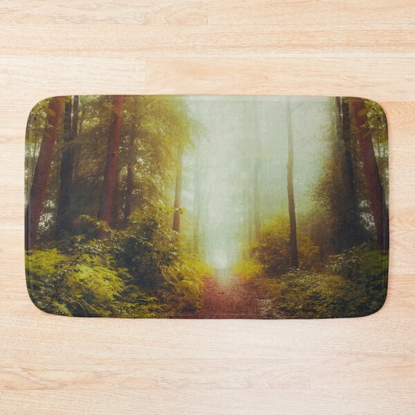 Item preview, Dream Hike - Path Through Foggy Forest designed and sold by Dyrk Wyst Redbubble Shop.