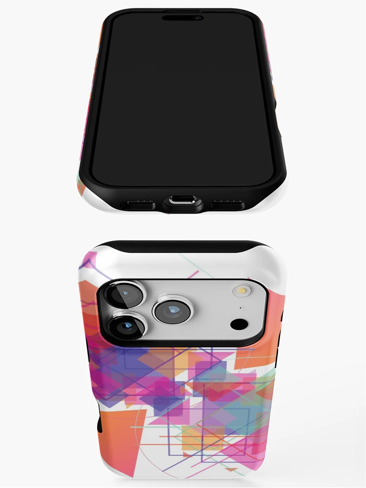 Thumbnail 3 of 4, iPhone Case, Abstract Geometry designed and sold by AztecLime.