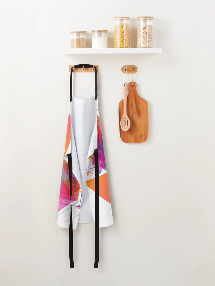 Thumbnail 2 of 6, Apron, Abstract Geometry designed and sold by AztecLime.