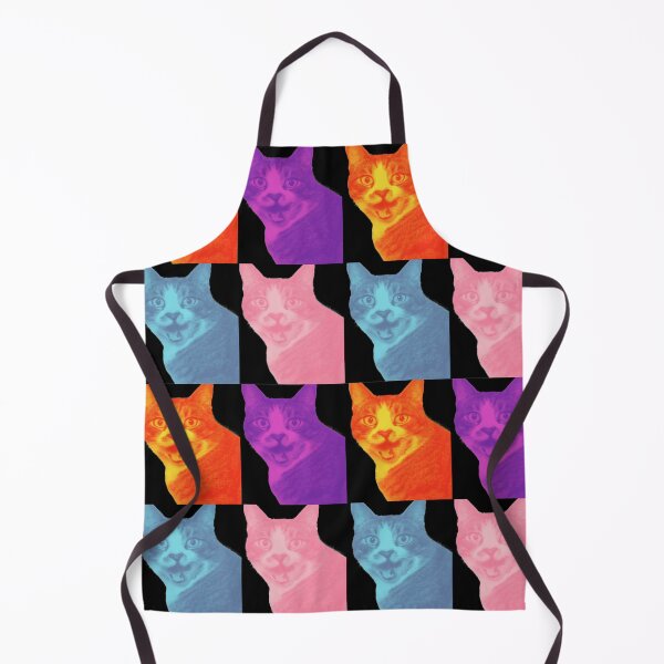 Aperçu de l'œuvre Andy Warhols chat, cadeau de chat mignon, maman de chat, cadeau d'amoureux de chat, cadeau de chat, tee-shirt de chat, dame de chat fou, cadeaux pour elle, chemise de chat drôle créée et vendue par fantazTee.