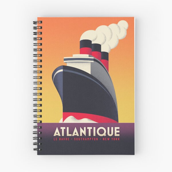 Item preview, Art Deco Ocean Liner Ship - Orange designed and sold by VoodooCircus.