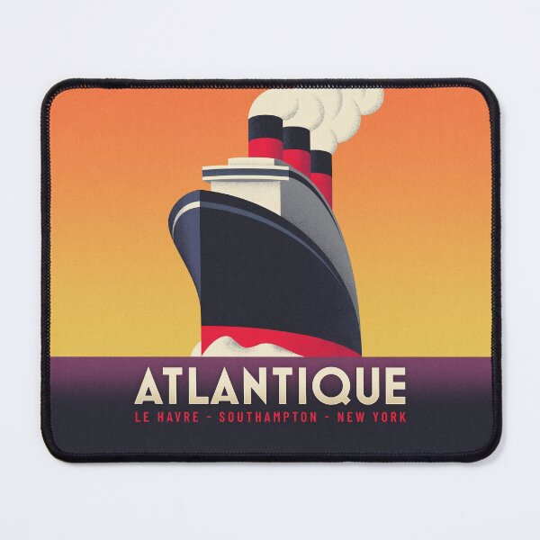 Item preview, Art Deco Ocean Liner Ship - Orange designed and sold by VoodooCircus.